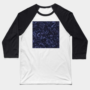 Sea of Indigo Blue (Pattern) Baseball T-Shirt